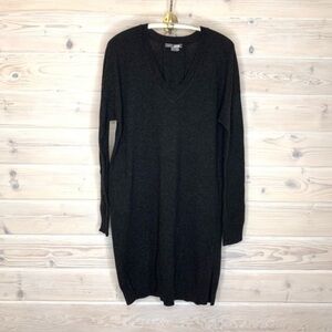 Vince Black Midi Dress 70%wool 30%cashmere